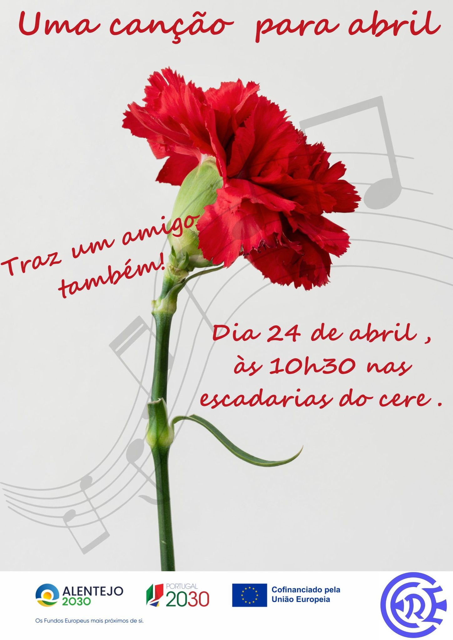 O CERE convida a participar no “Cantar Abril”