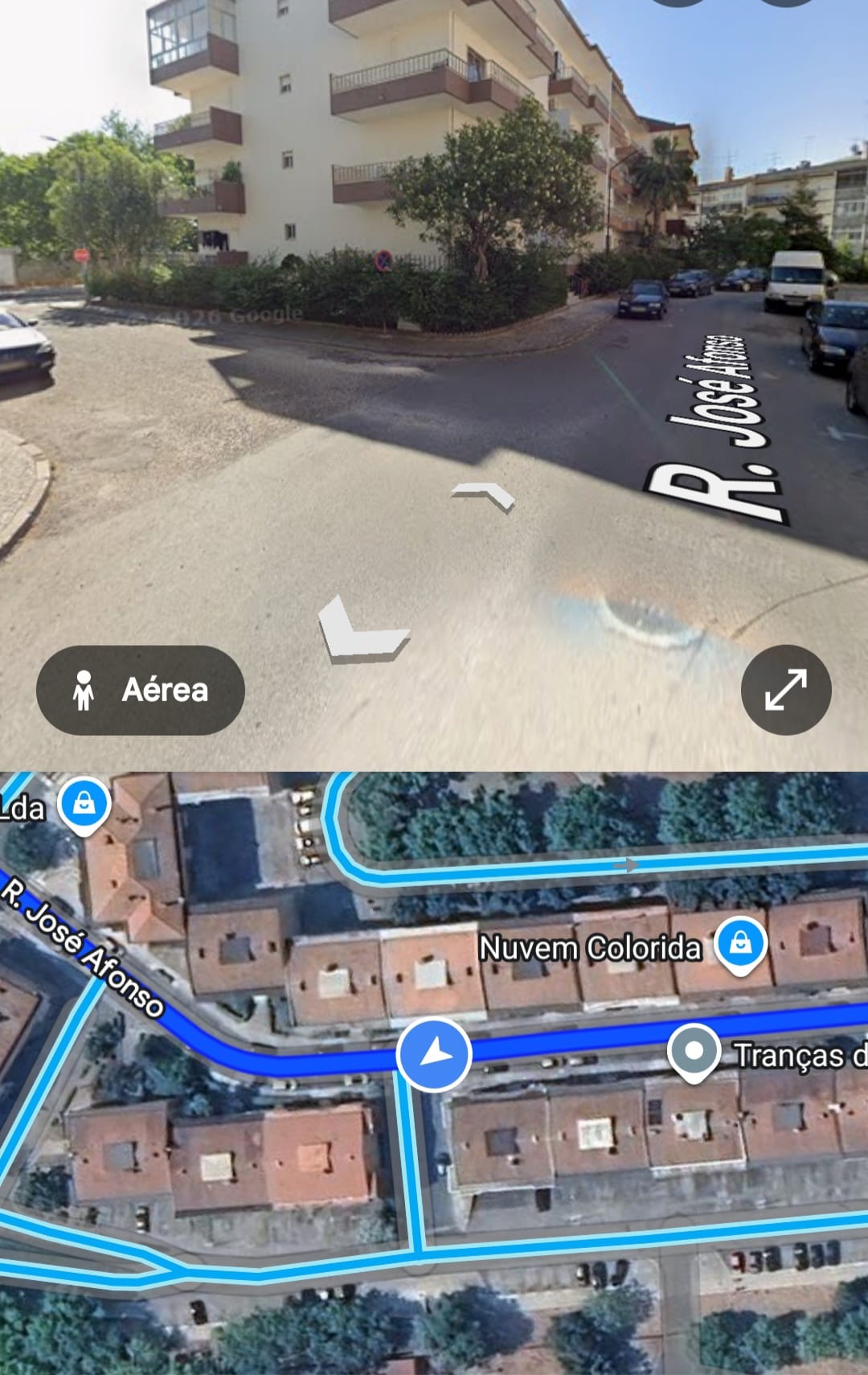 Aviso - Circulação entre a Rua Isabel Falcão Trigoso e a Rua Fernando Pessoa